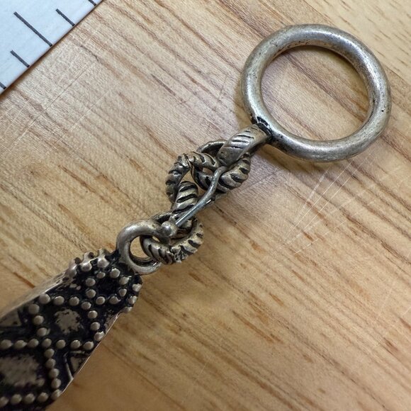 Lucky Brand Silver-Tone Bracelet With Turquoise Accents & Toggle Clasp - Picture 6 of 9